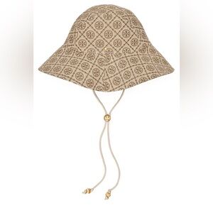 Tory Burch T Monogram Bucket Hat (reversible)